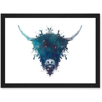 Scotland’s Cow Splat: A4 Graphic Ink Wall Piece