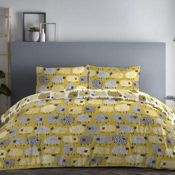 'Dotty Sheep' Fun Reversible Duvet Cover Set