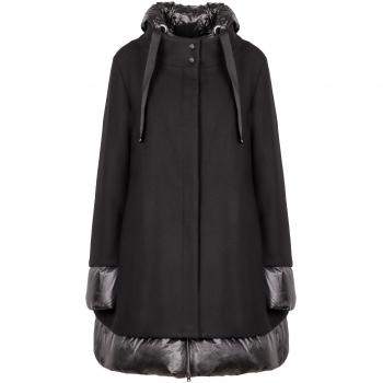 Herno Women's A Shape Ultralight Jacket in Black | Size 48 | PI001966D33344 Color 9300