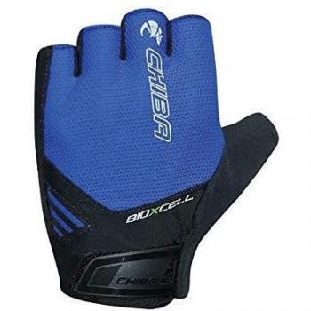 Guanti da ciclismo Chiba BioXCell Air blu/nero M