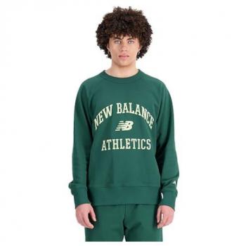 New Balance Sweatshirt Athletics Varsity Fleece Crewneck MT33550 Grün Regular Fit XL Herren