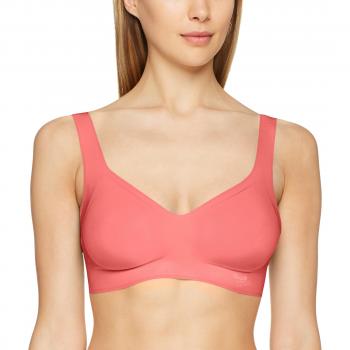 Sloggi Damen Bustier Zero Feel Bralette, Pink Grapefruit Jam (Q6), L (44/46)