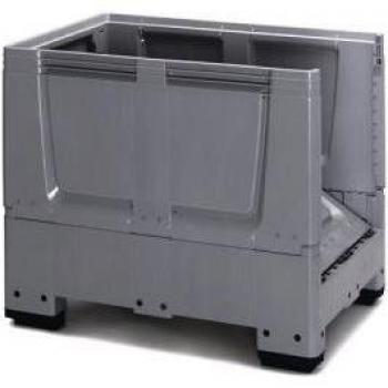 Folding Plastic Pallet Box 1200 x 800 Solid