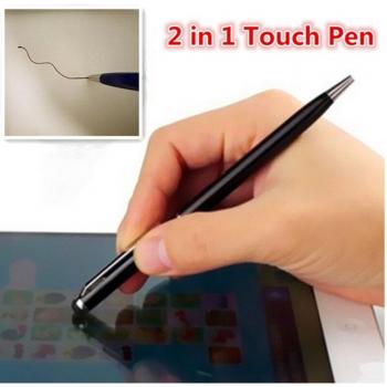 2 in 1 Touch Screen Stylus and Ballpoint Pen for iPhone and Tablets