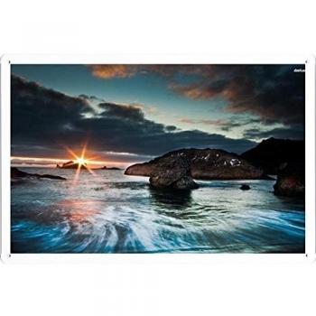 Cartel de metal retro Perfect Sunset On The Sea