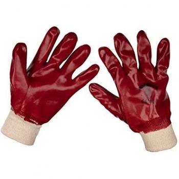 Sealey 9106XL PVC Knit Wrist Gloves (X-Large)