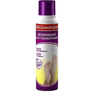 Déodorant et Antiperspirant Pieds 150ml Mercurochrome