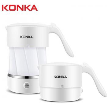 KONKA 0.5L Travel Kettle with Foldable Design and Auto Off
