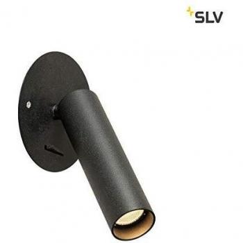 Aluminium‑Wandleuchte SLV KARPO – Schwarzer Einbau (1‑Stück)