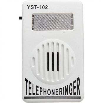Téléphone avec amplificateur de sonnerie et cloche lumineuse