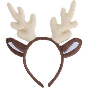 Accessoire de Cheveux Renne en Bois