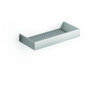 Caisse de rangement compacte Inda, 21 x 3 cm, acier chromé