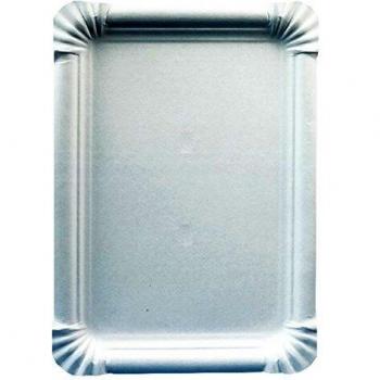 PAPSTAR Papp-Teller pure eckig, 165 x 230 mm, weiß, 250er aus 100% Frischfaserkarton, lebensmittelecht, kompostierbar