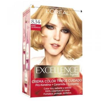 Tinte L'oréal Excellence Creme Rubio Glamuroso