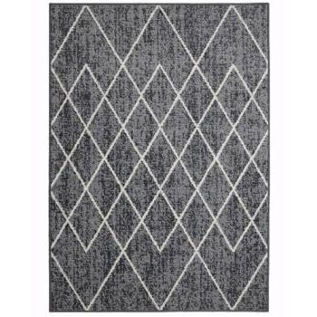 Easy‑Clean Grey Contemporary Rug – 120 cm by 170 cm