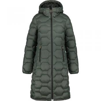 ICEPEAK Damen Mantel BANDIS Dunkelgrün Größe 46