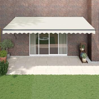 Tente Rétractable Crème 5x3 m