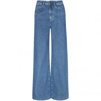 LANIUS Damenjeans Wide Leg Fit Blau 42