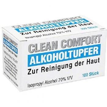Alkoholtupfer für medizinische Anwendungen 100 Stück