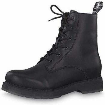 Tamaris Frauenschuh 26292-23 – Black Leather Stiefelette, Größe 39 EU