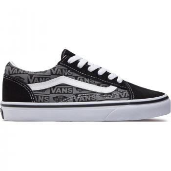 Schwarze Vans Old Skool Sneakers aus Stoff