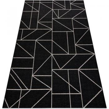 Tapis en Corde Sizal Noir 120x170 cm