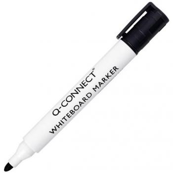 Marcatore Q-Connect per lavagna bianca punta tonda 2-3 mm nero