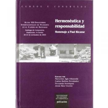 Hermeneutica y responsabilidad homenaje a paul ricoeur