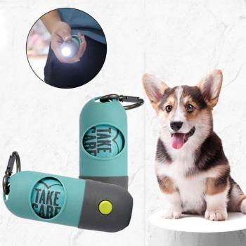 Dispensador de bolsas de desechos caninos degradables