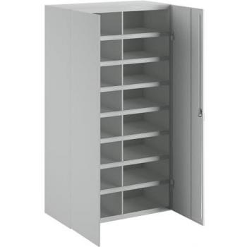Armoire à casiers avec portes Pavoy, 16 unités de rangement