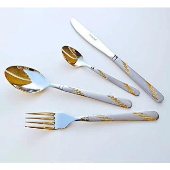 18/10 Stainless SensiLux Matte Gold 16-Set