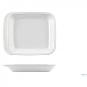 Buffet piatto gastronorm 1/8 Bormioli Rocco 16x13 cm in vetro opale