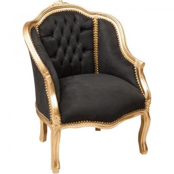 BISCOTTINI Louis XVI Velvet Armchair