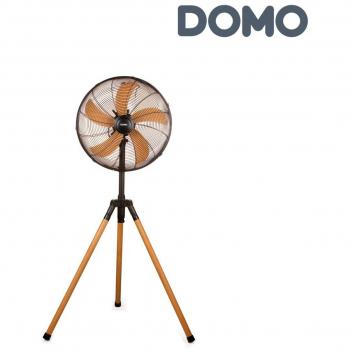 Standventilator im Holzdesign mit Schwenkfunktion und einstellbarer Höhe Ø 45 cm