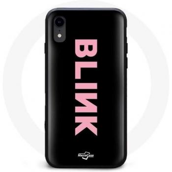 Pink & Black Blackpink Logo Case for iPhone X