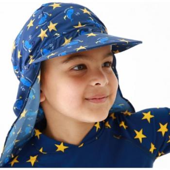 Children's SPF 50+ Swim Cap for Sun Protection (Ages 5-12)