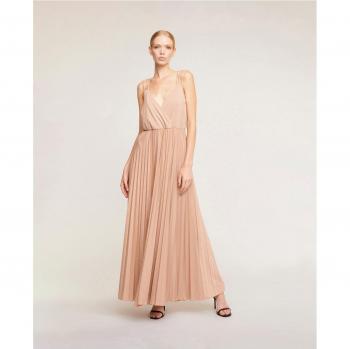 Vestido Largo Elegante con Tirantes Cruzados de Motivi