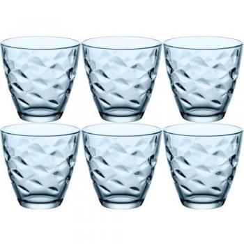 Bormioli Rocco 6-teiliges Glasset in Blau, 260 ml