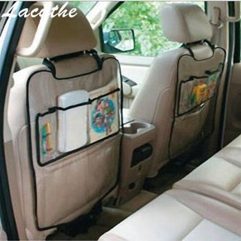 Kids Car Seat Back Protector with Multi-Pocket Storage
