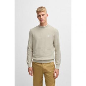 BOSS ORANGE Anion Strickpullover mit Markenemblem