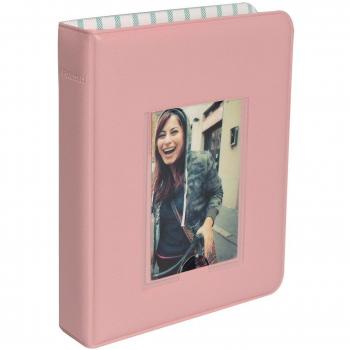 Album photo de poche pour papier photo 2 x 3, Polaroid, rose