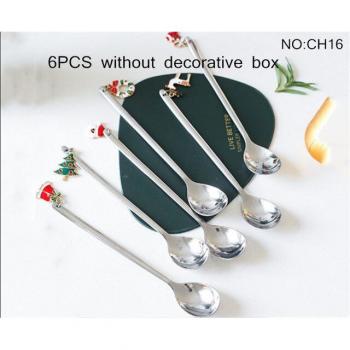 6Pcs Stainless Steel Coffee Mixing Spoons