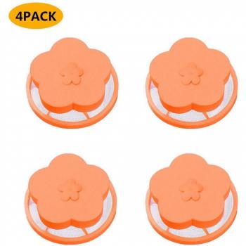 Atrapa pelusas de mascota, dispositivo flotante para lavandería, 4 piezas