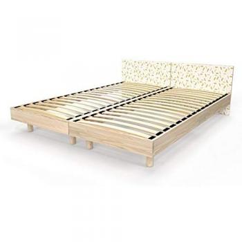 Letto Gemello Legno Massiccio Twin 80x200 – Eleganza Geometrica