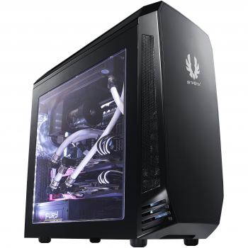 Case per scrivania micro-ATX di BitFenix Aegis con vano portacomputer nero