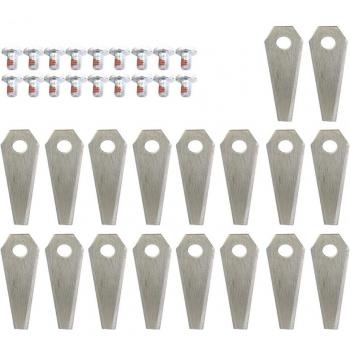 Titanium Coated 1mm Lawn Mower Blade Set for Bosch Indego