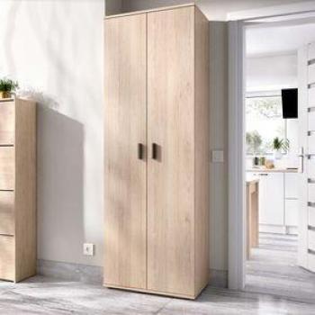 Dekit Armario Zapatero Multiusos 2 Puertas y 6 Estantes 190x61x35 Cm