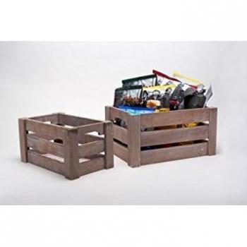 Compact Zodiac XFCPC‑M Wooden Crate – Paulownia, 31x21x16 cm Storage Solution