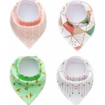 4PCS Baby Saliva Towels