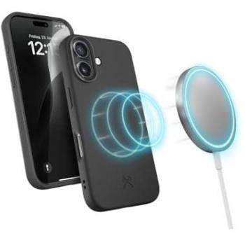 Woodcessories Cover MagSafe Nero per iPhone 16